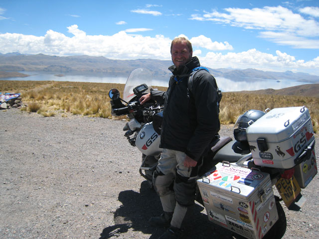 High in the Peruvian Andes...