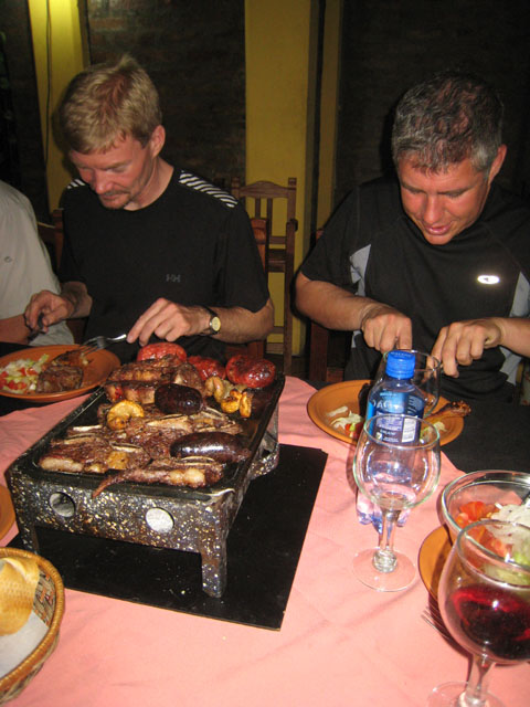 Andrew and Aaron and the mixed grill...