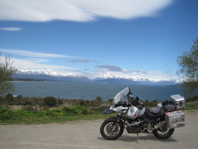 By the shore of Lago Nahuelhuapi, Argentina...