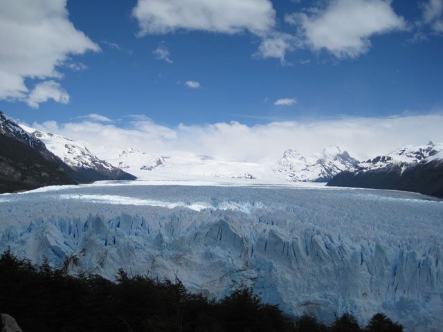The Porito Moreno Glacier...