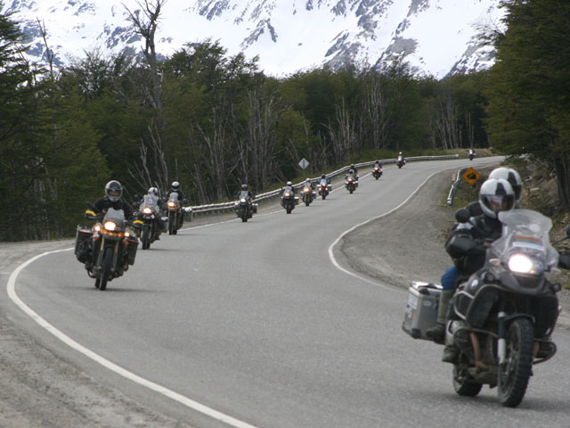 The group riding to the end of the world...pic courtesy of Finn Gillespie