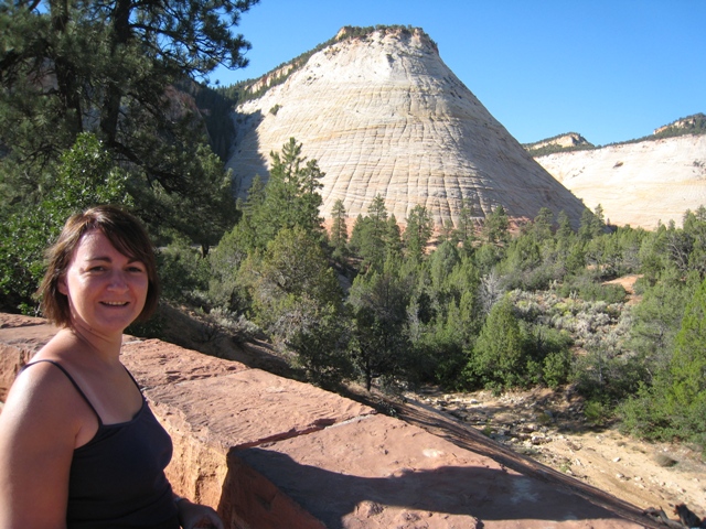 First of many photo stops – Checkerboard Mesa