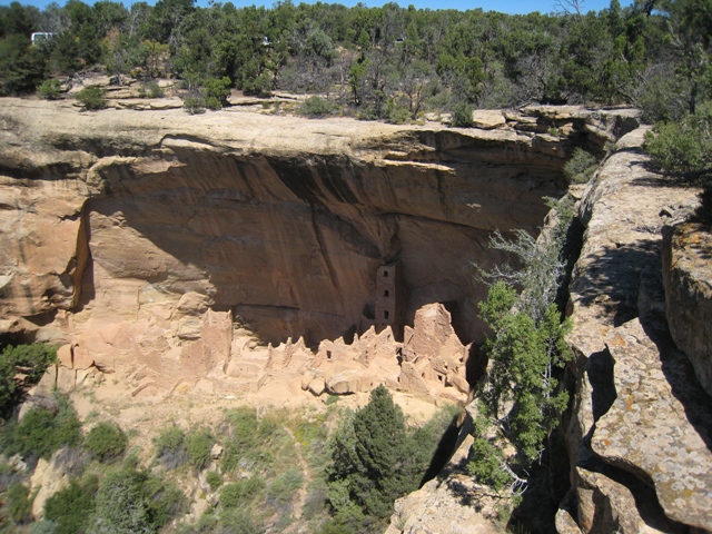 Square Tower House – another rock-climbing commute to tend to the crops…