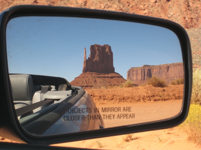  Objects in the mirror are more beautiful than they appear …